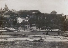 historické foto zvonice (vlevo nahoře)