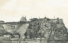 kresba zvonice (za bazilikou)