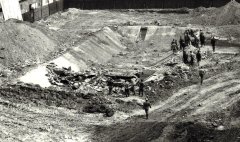 začátek archeologického průzkumu - detail