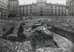 pozůstatky kostela  odhalené při archeologických vykopávkách