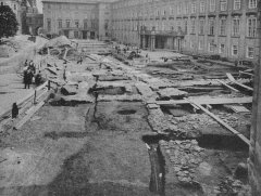 archeologické vykopávky na III. hradním nádvoří