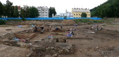archeologický průzkum bývalého hřbitova