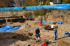 archeologický průzkum bývalého hřbitova