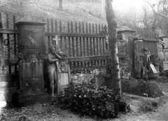historické foto hřbitova