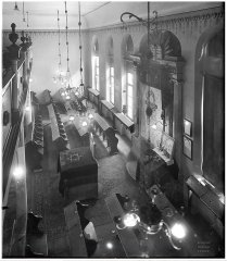 starší foto interiéru synagogy