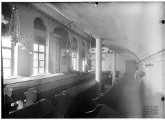 starší foto interiéru synagogy