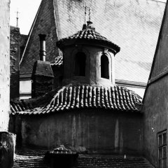 historické foto kostnice - detail