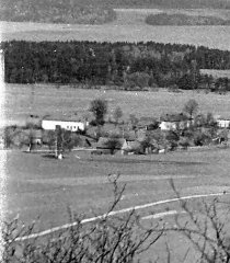 historické foto kaple (výřez z předchozí fotografie)