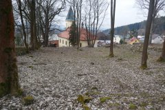 plocha bývalého hřbitova