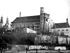 oprava kostela po válečných událostech