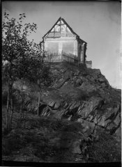 historické foto bývalého kostela