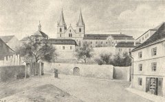 kresba kostela