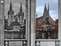 srovnávací foto kostela
