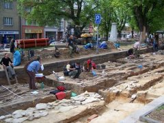 archeologický průzkum základů kostela