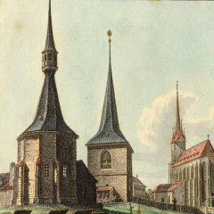 kresba kaple - Vincenc Morstadt (zcela vlevo) - detail