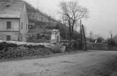 historické foto původní kapličky - výřez z předchozího snímku