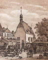 kresba kostela