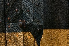 detail interiéru kostela poškozeného požárem
