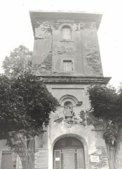 zvonice před opravou