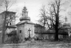kaple a poutní areál před opravou