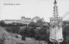 dobová pohlednice s námětem klášterního areálu