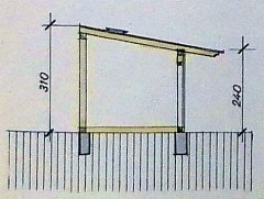 stavební plán - řez G - H