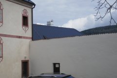 opravená část kláštera