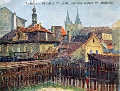 obraz bývalého kostela