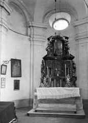 historické foto interiéru kaple