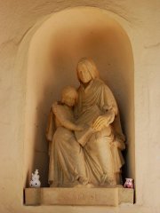 socha sv. Anny v kapli