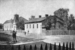 historické foto kaple (v pozadí)
