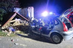 kaple bezprostředně po nehodě