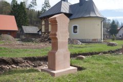 zastavení křížové cesty zezadu zprava