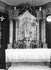 historické foto interiéru původní kaple