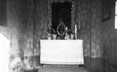 historické foto interiéru původní kaple