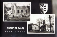 srovnávací pohlednice s kostelem