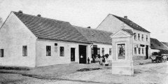 historické foto původní kapličky (výřez z předchozí pohlednice)