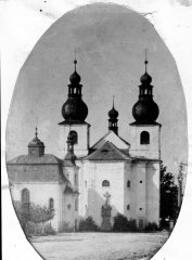 kaple a kostel pře požárem