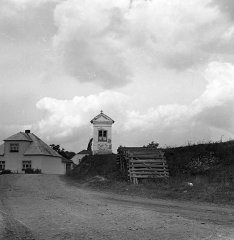 historické foto původní kapličky ještě na původním místě