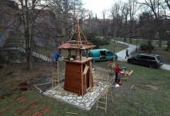 stavba nové zvoničky