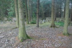 náhrobky na hřbitově