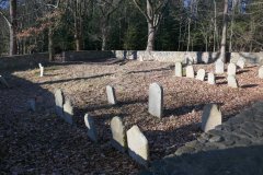 náhrobky na hřbitově