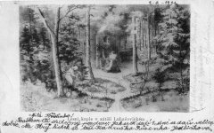 kaplička na dobové pohlednici