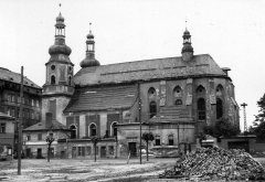 oprava kostela po 2. světové válce