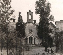 historické foto kaple, detail z předchozího fota