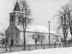 historické foto původního kostela