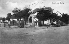 dobová pohlednice města s kaplí