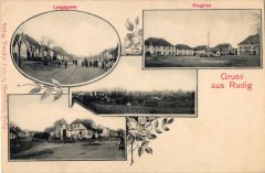 dobová pohlednice města s kaplí (vlevo dole)