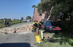 kaple po nehodě