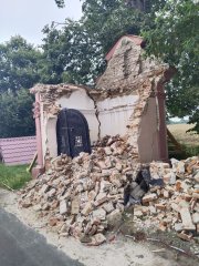kaple po nehodě